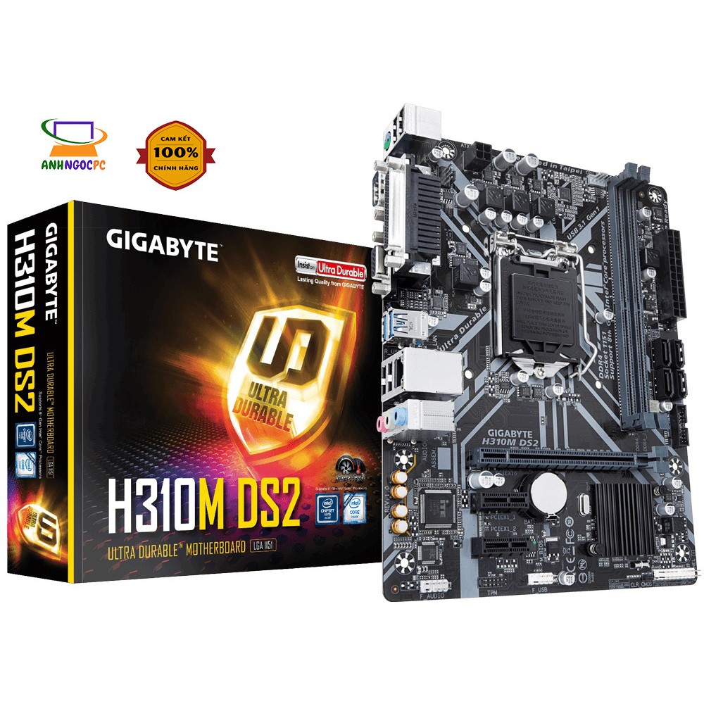 Main Gigabyte H310M DS2 Chính hãng Viễn Sơn Phân phối