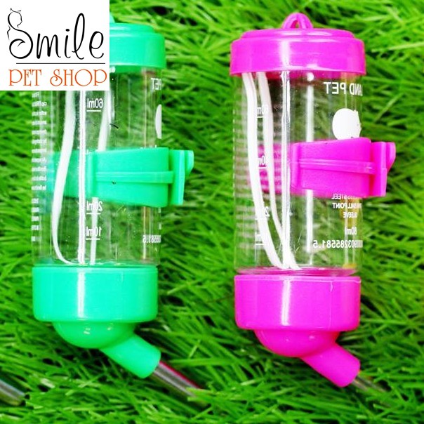 Phụ kiện Hamster - Bình bi uống nước Hamster 60ml, 80ml, 125ml, 250ml- Smile Pet Shop
