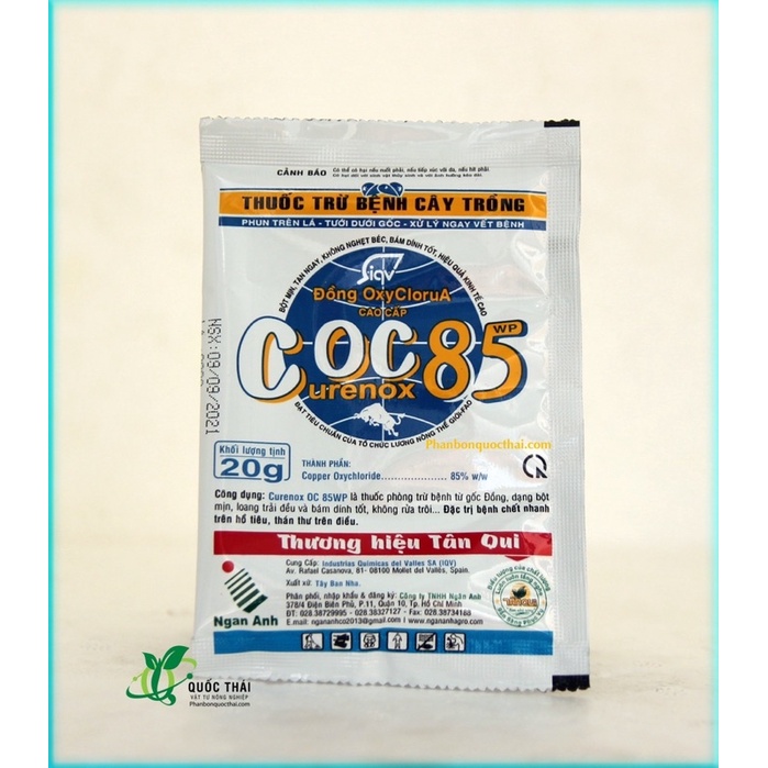 Phòng Ngừa Nấm Bệnh Coc85,gói 20gam