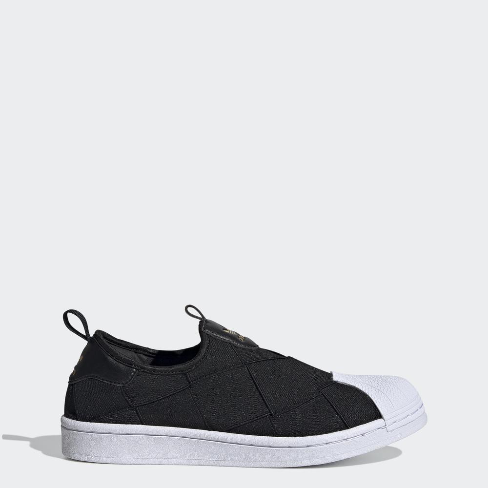 [Adidas giày]Giày adidas ORIGINALS Nữ Slip-On Superstar Màu Đen FV3187 ?