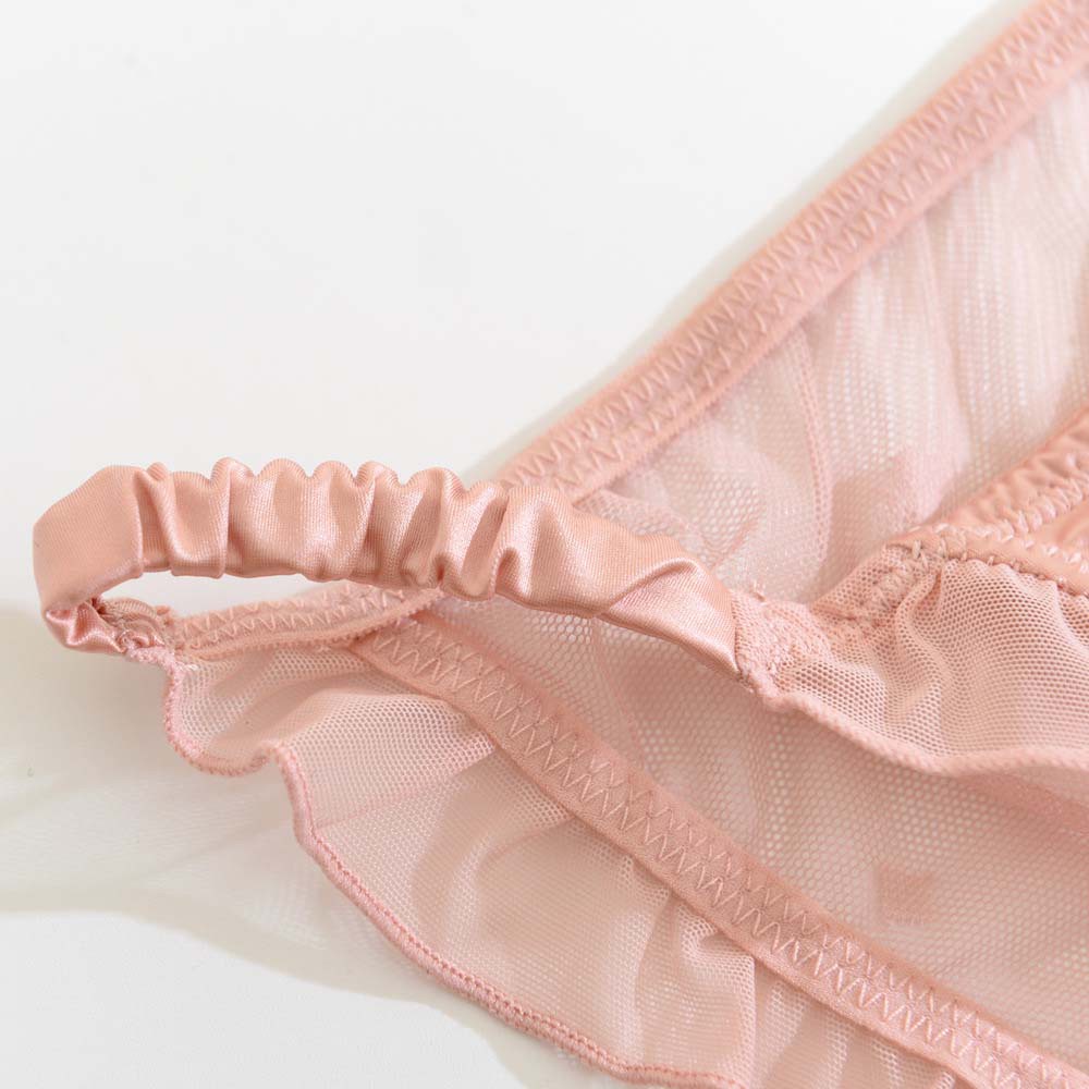 Set 1 Quần Lót Cotton Không Đường May Phối Ren Quyến Rũ Cho Nữ