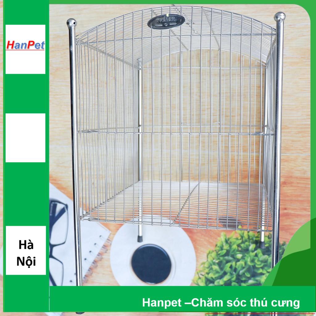 HN-Lồng tắm chim lớn dành cho chim Khướu, Họa my, Chào mào, Chòe - Lồng tắm lớn 100% inox không gỉ sét (Hanp