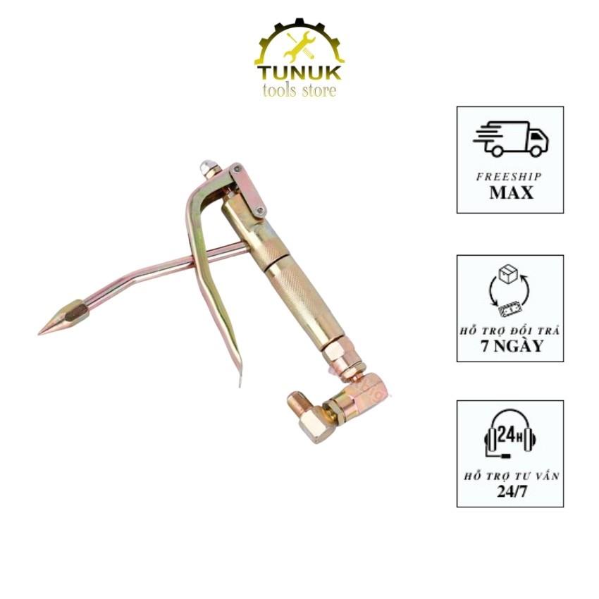 Súng bơm mỡ hơi, tay bơm phù hợp cho các loại máy bơm mỡ khí nén 12L, 20L, 30L