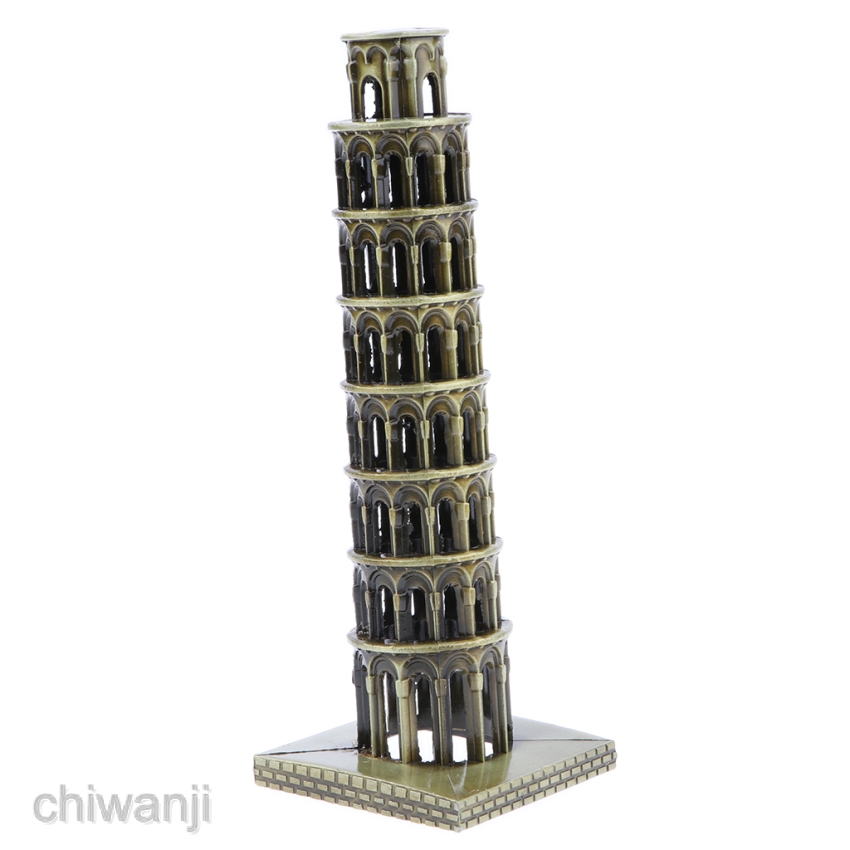 Mô hình tượng tháp nghiêng Pisa trang trí