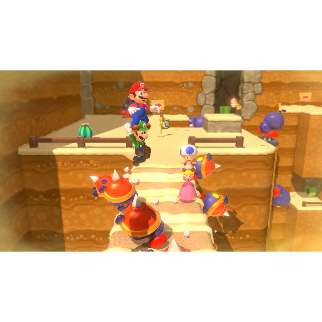 [Mã ELHAMS5 giảm 6% đơn 300K] Đĩa Switch - Super Mario 3D World + Bowsers Fury