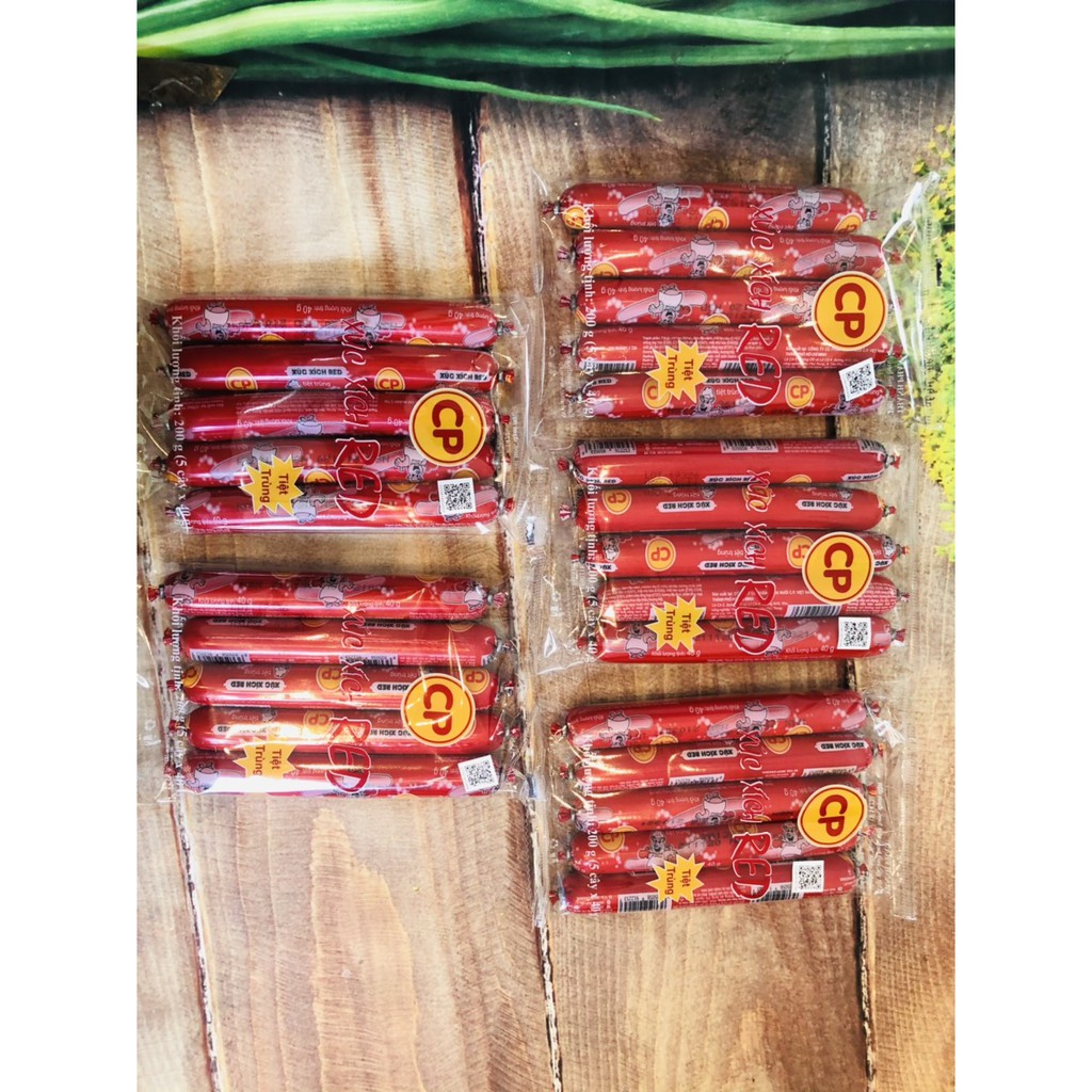 Xúc xích tiệt trùng CP gói 200g