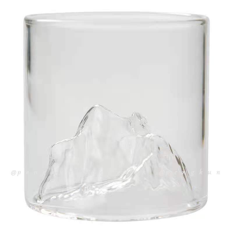 Cốc thủy tinh uống rượu Whiskey Asama cách nhiệt phong cách Nhật Bản