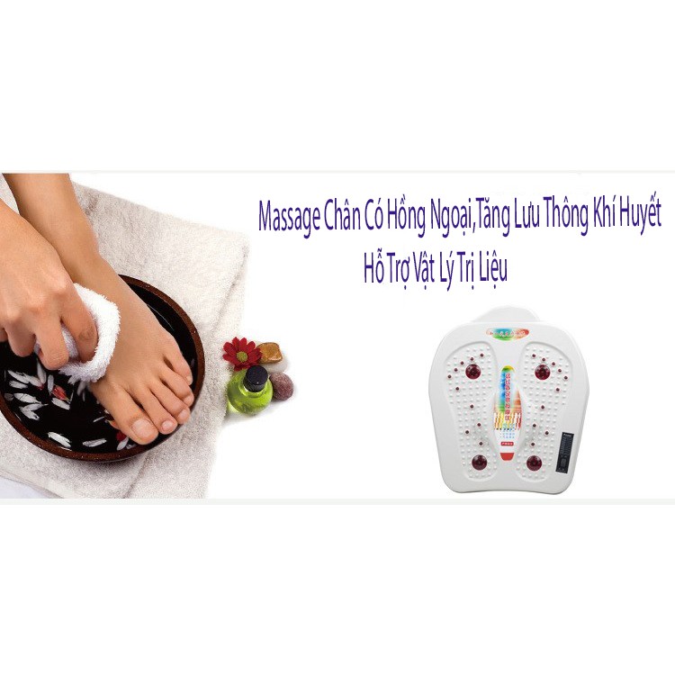 Máy massage chân hồng ngoại 🍁𝑻𝑨̆𝑵𝑮 𝑳𝑼̛𝑼 𝑻𝑯𝑶̂𝑵𝑮 𝑲𝑯𝑰́ 𝑯𝑼𝒀𝑬̂́𝑻🍁