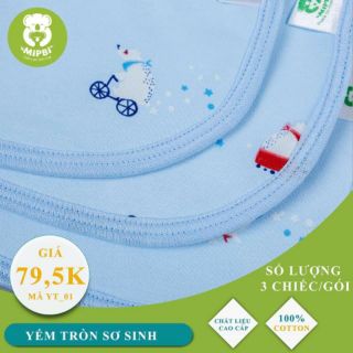 Set 3 Yếm tròn ăn dặm Mipbi