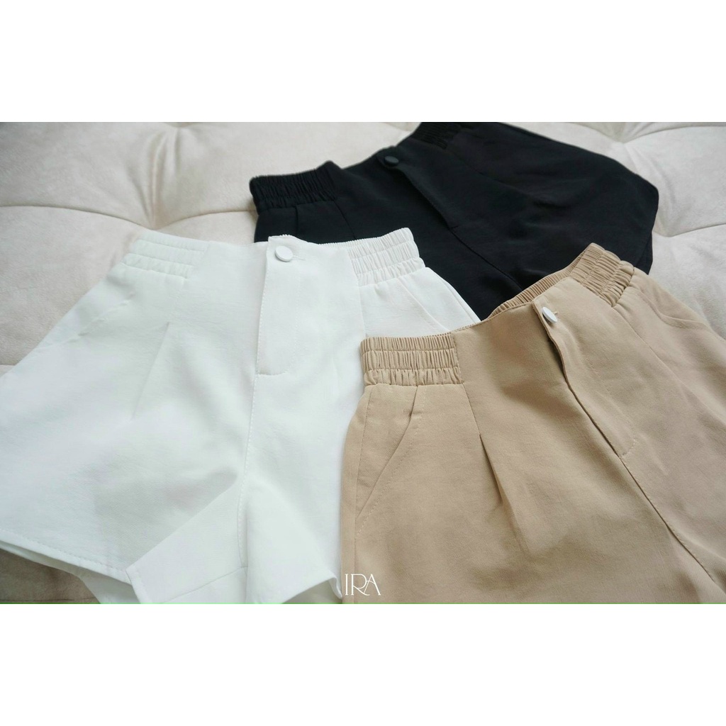 Set 3 Quần Đùi Thô Kaki Nữ TKCT Quần Short Ngắn Basic