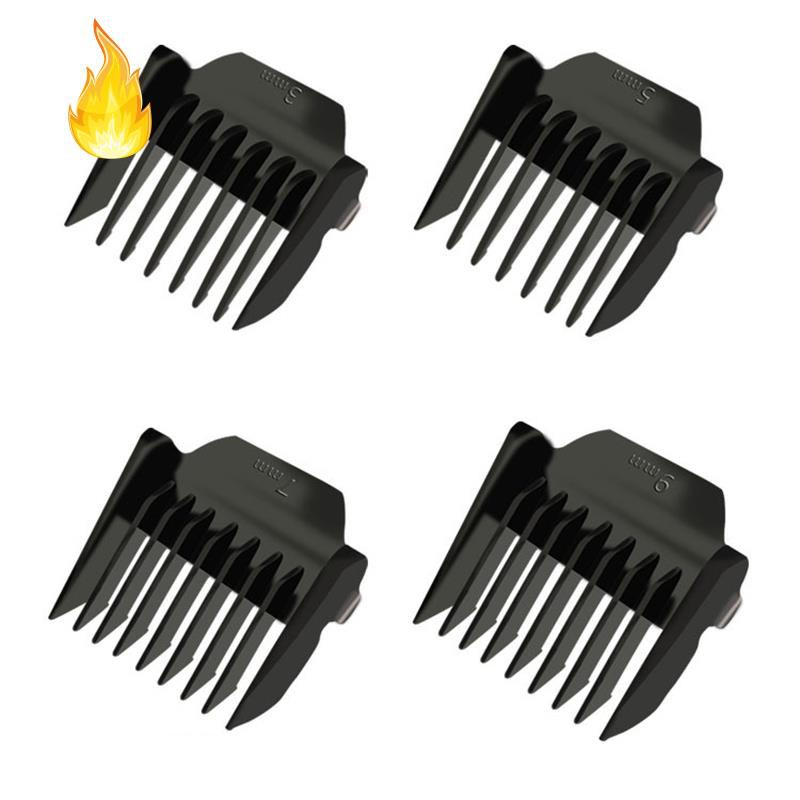 [Hàng mới về] 4 đầu lược thay thế cho tông đơ philips 3mm 5mm 7mm 9mm đen
