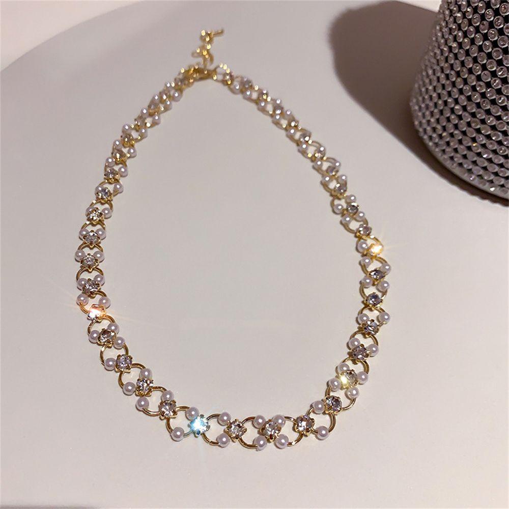 NIUYOU Vòng cổ Mặt Đá Đơn Giản