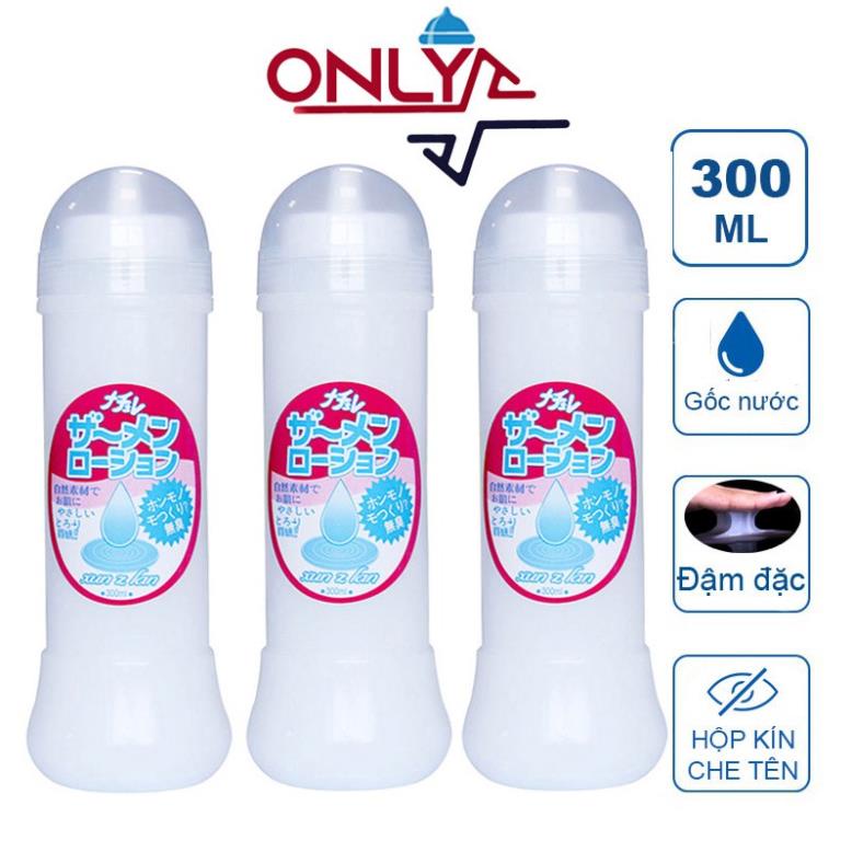 Gel Bôi Trơn Mô Phỏng Tinh Trùng Nhật Bản 300ml Xunzlan Dầu Bôi Trơn Gel Massage Gốc Nước