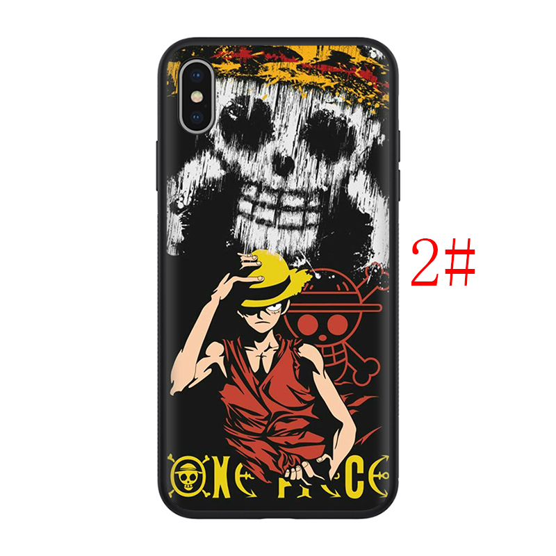 Ốp điện thoại silicon TPU mềm họa tiết One Piece Luffy W148 cho iPhone 8 7 6S 6 Plus 5 5S SE 2016 2020