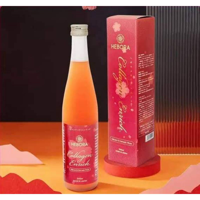 Hebora Collagen Enrich Nhật Bản nước uống đẹp da
