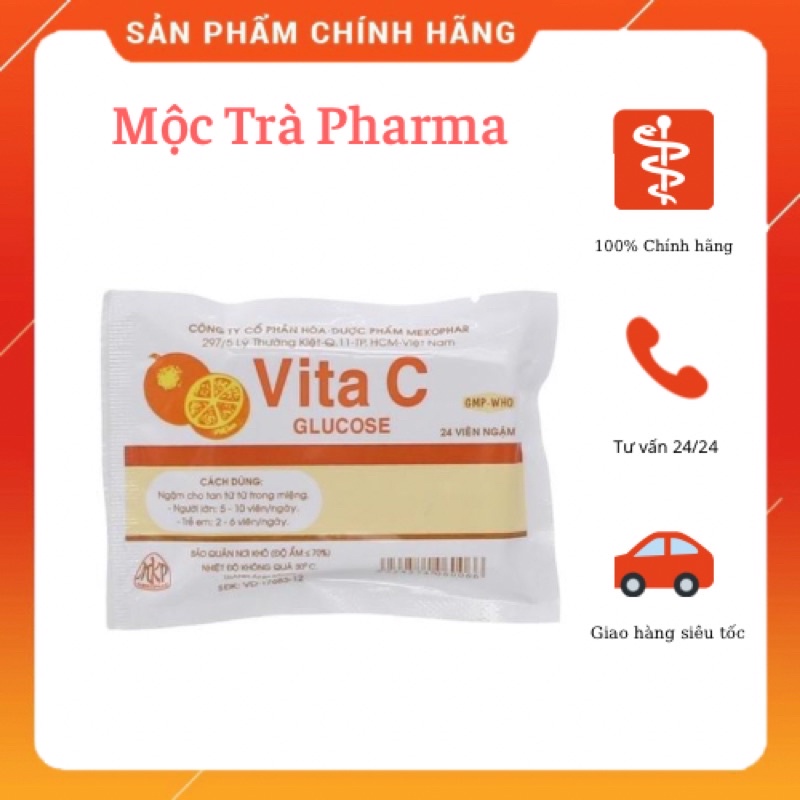 Viên Ngậm C-Bổ sung vitamin C tăng cường đề kháng