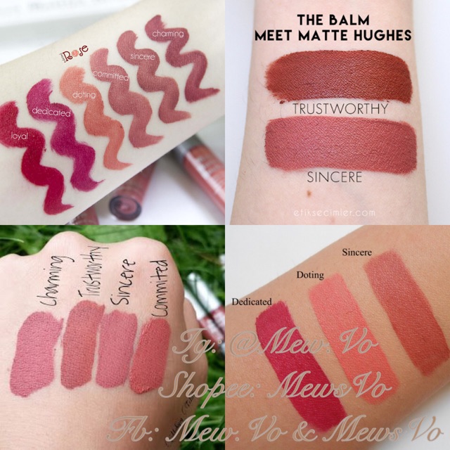 Son kem lỳ the Balm Meet Matte Hughes