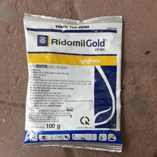 Thuốc trừ bệnh Ridomil Gold 68W (100g)