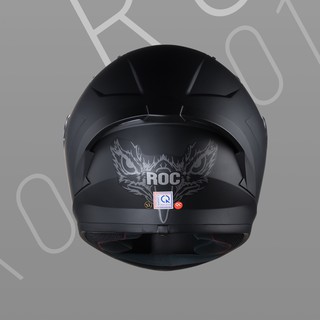 Mũ bảo hiểm Fullface Roc 1 - TRƠN [tặng pinlock chống sương]