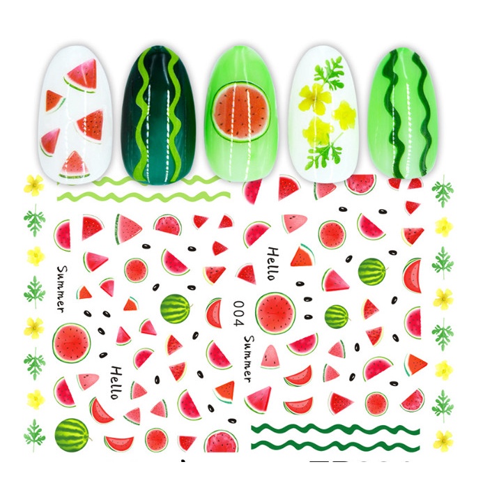 sticker trang trí nail