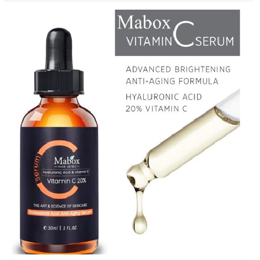Serum Diện DI Trắng Da Vitamin C Mabox 20% 30ml