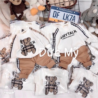 Set bộ gấu bbr bé trai bé gái 8-20kg