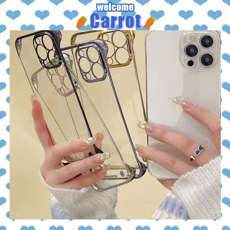 Ốp Điện Thoại Siêu Mỏng Mạ Điện Không Viền Cho iPhone 7p / 8p / x / xs / xsmax / 11 / 12 / 13 / pro / promax