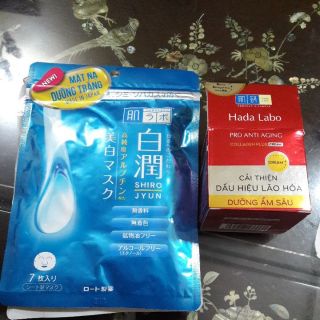 Bộ đắp mặt nạ hadalabo cho khách