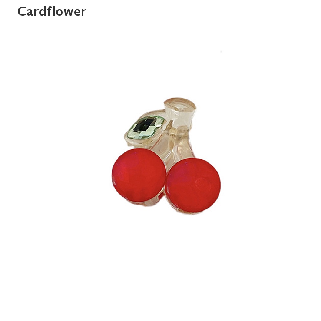 &lt; Cardflower &gt; Kẹp Tóc Móng Vuốt Hình Quả Cherry Dễ Thương Phong Cách Hàn Quốc Cho Nữ