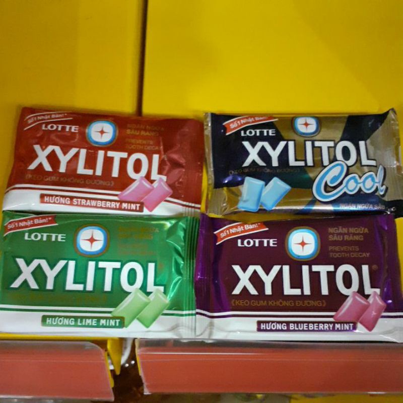 [ Mẫu mới ] kẹo gum xylitol vỉ 8 viên 11.6g