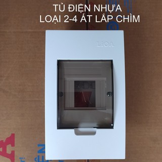 TỦ ĐIỆN NHỰA LiOA LẮP CHÌM DÙNG CHO ATTOMAT LOẠI NHỎ