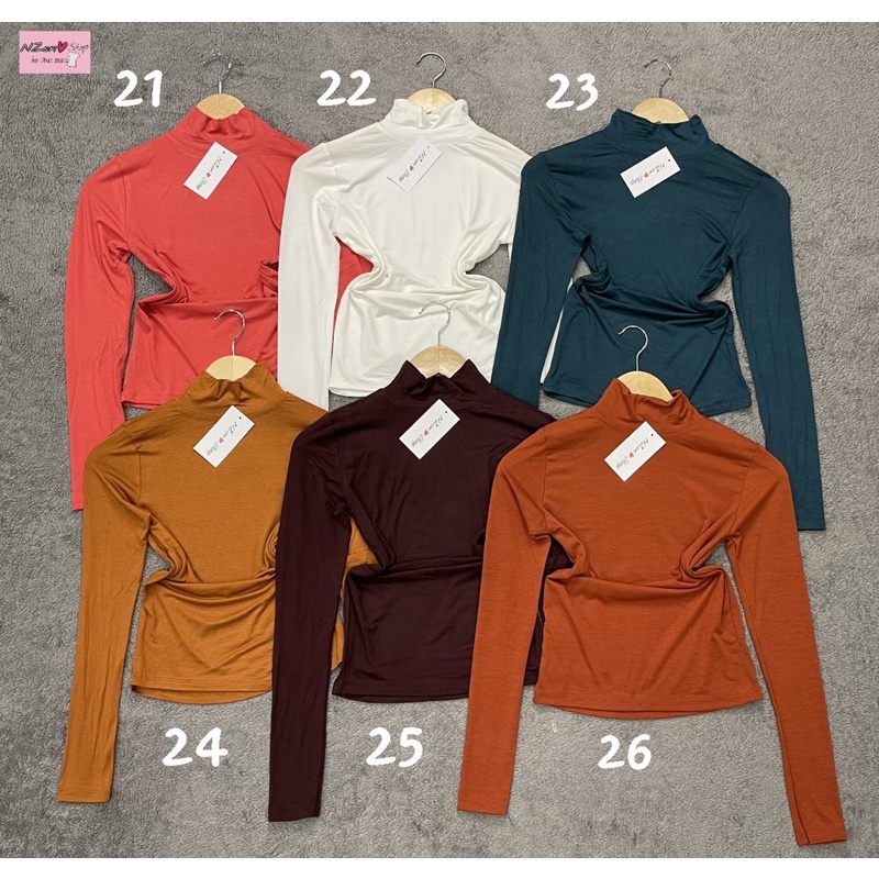 ÁO THUN BODY TAY DÀI CỔ LỌ ( NZON SHOP ) | BigBuy360 - bigbuy360.vn