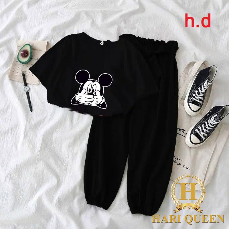 Bộ áo Mickey + quần chun ống DHA0720