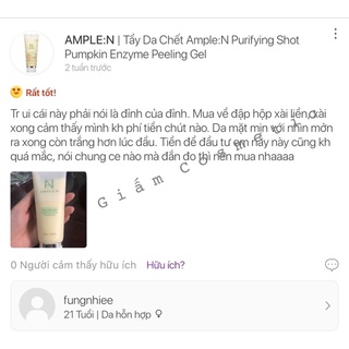 Tẩy da chết bí đỏ AmpleN [ date xa]