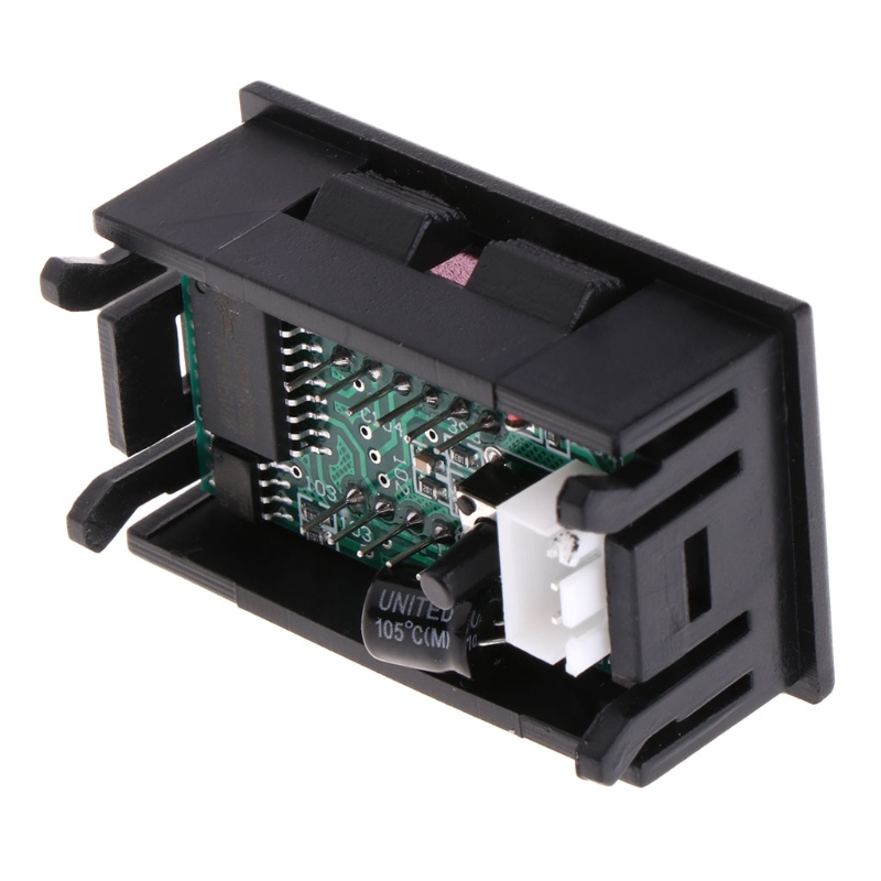 ☀SUPB☀ 2 in 1 LED Tachometer Gauge Digital RPM Voltmeter for Auto Motor Rotating Speed