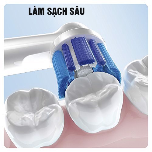 Oral B, EB20-X Accurate, Làm sạch chính xác, lông mềm, set bộ 4 đầu bàn chải đánh răng điện Minh House