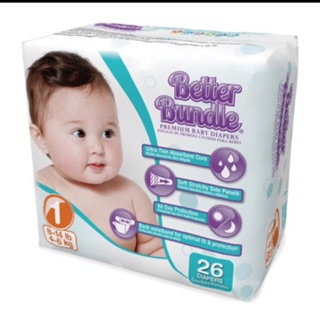 6 bịch bỉm dán better bundle số 1 -NB26