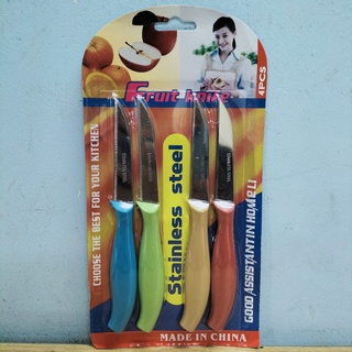 Vỉ 4 Dao Cắt Gọt Trái Cây