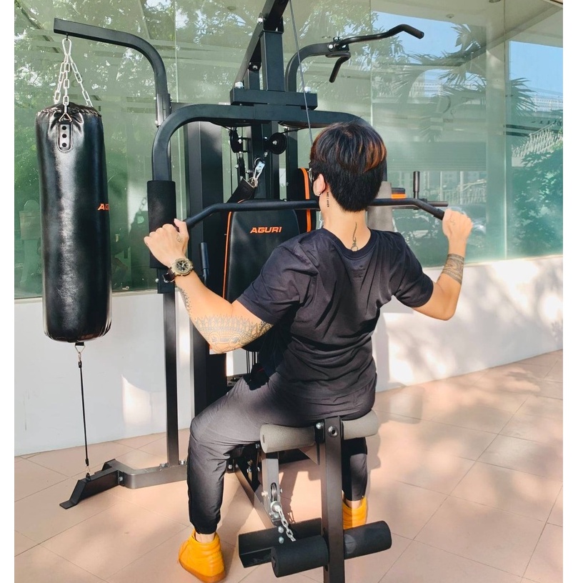 Giàn tạ đa năng AGURI AGG-406 đa dạng bài tập gym chuyên nghiệp tại nhà