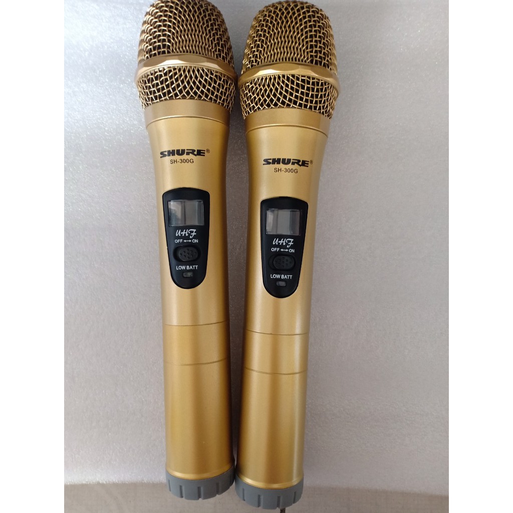 Micro Karaoke Không Dây SHURE UR368, SHURE 300G Chinh Hãng