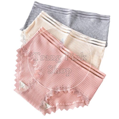 Quần Lót Nữ Cotton Kháng Khuẩn Giá Sỉ Thoáng Mát Trang Pink Shop