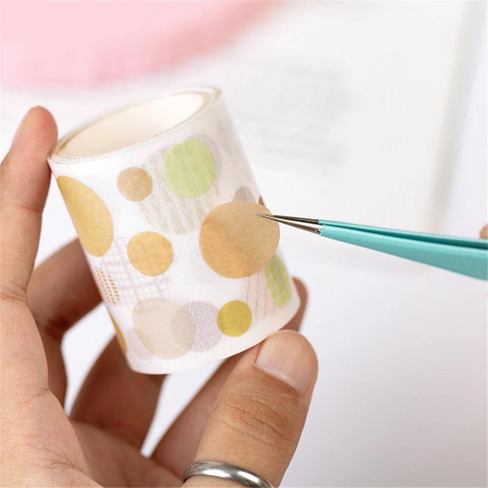 Nhíp Nhổ Lông Mày/Lông Mày Đầu Cong/Thẳng Bằng Kim Loại Màu Sắc Macaron