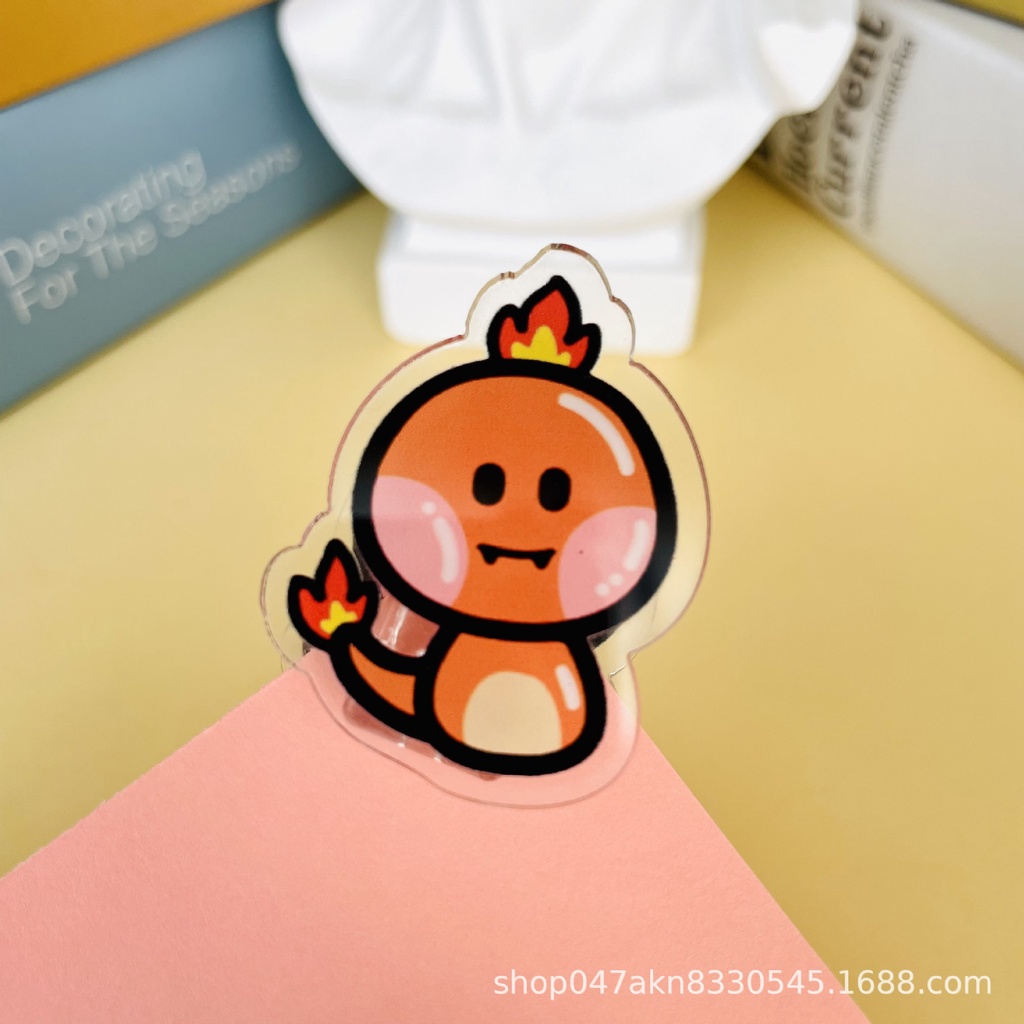 Kẹp Giấy Thử Nghiệm Hoạt Hình Toy Story Ba Mặt Bằng Acrylic Trong Suốt PP Kẹp Niêm Phong Đồ Ăn Nhẹ Hình Gấu Dâu Tây