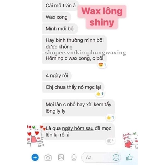 COMBO TRIỆT LÔNG WAX  MẬT ONG SHINY VÀ MỠ TRĂN N’STORE 100% LÀNH TÍNH, TRIỆT LÔNG TAY, CHÂN,NÁCH,..