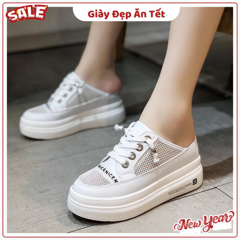 Giày sục thể thao phối lưới Nicen | BigBuy360 - bigbuy360.vn