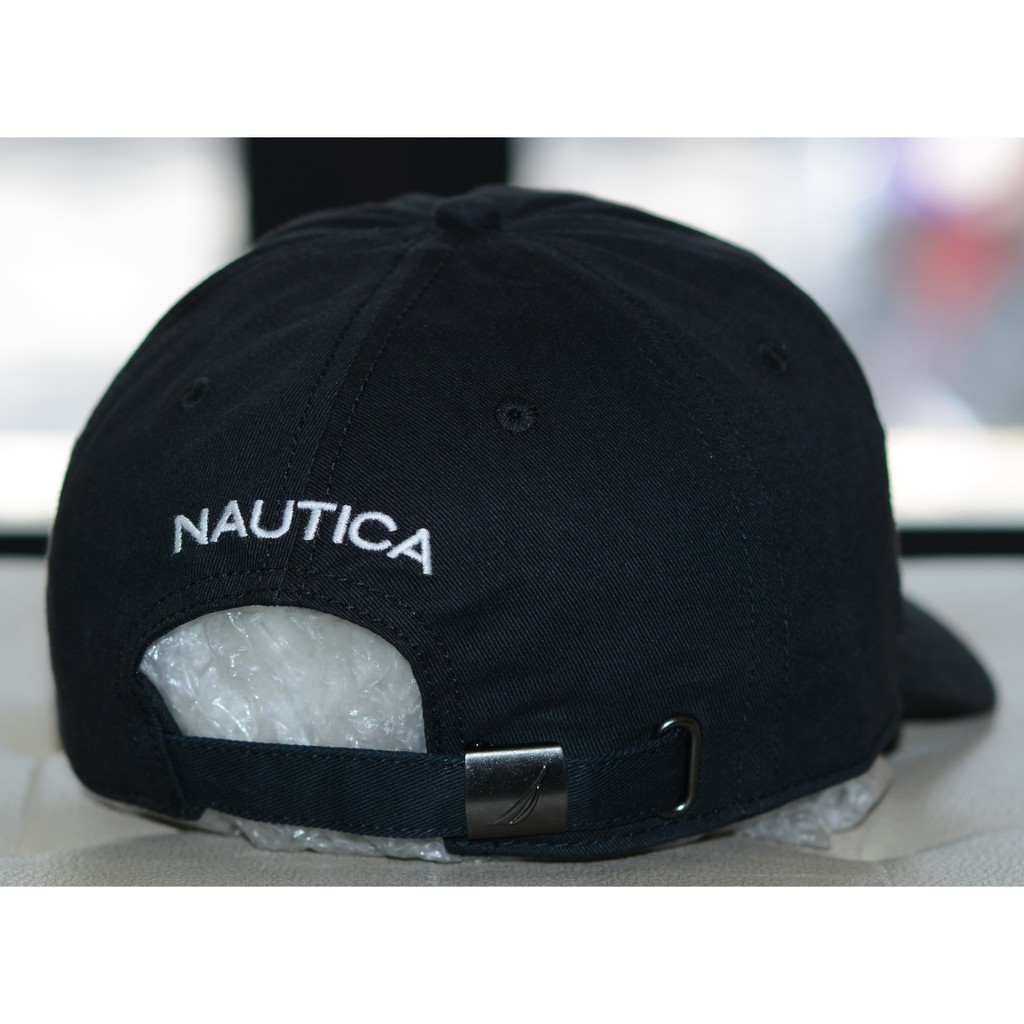 Mũ Nautica đen,nón kaki Nautica Anchor J Class Cap Black