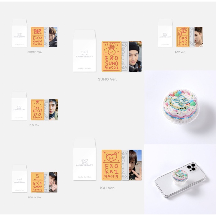 Thẻ ảnh lưu niệm EXO 10TH'S ANNIVERSARY