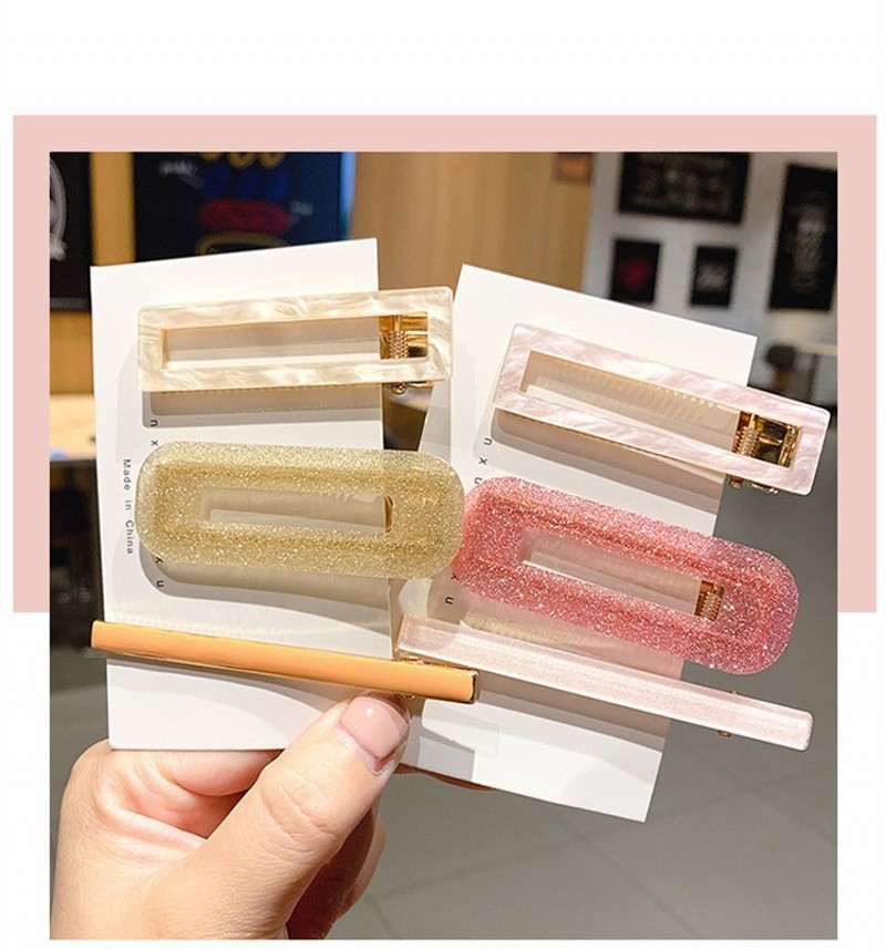 Set 3 Kẹp Tóc Kim Loại Họa Tiết Da Báo Thời Trang Cho Nữ