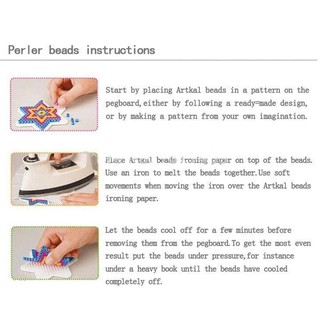 Bàn ủi mini tự làm Hama Template cho trẻ em