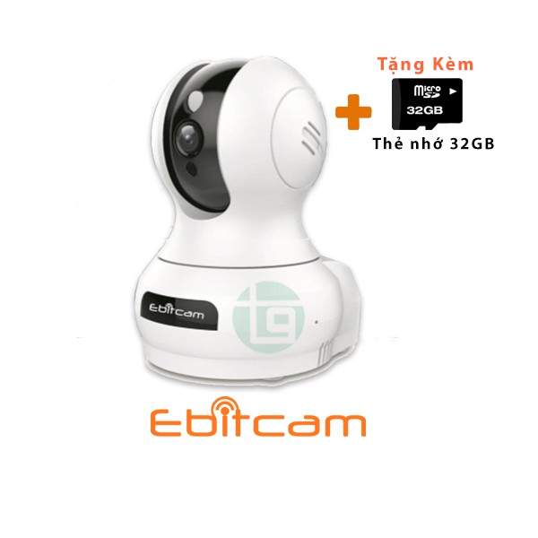 Camera Ebitcam E3 (3.0 MP) chính hãng Full HD 1536P + Tùy chọn thẻ nhớ Chính hãng